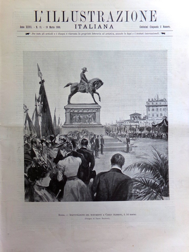L'Illustrazione Italiana 18 Marzo 1900 Mantica Incendio Theatre Francais Henriot