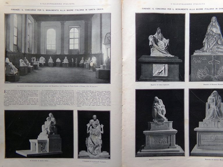 L'Illustrazione Italiana 18 Novembre 1923 Sovrani Spagna Museo Roma Asmara …