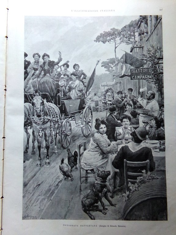 L'Illustrazione Italiana 18 Ottobre 1903 Sovrani Parigi Gigli Barra Boscoreale