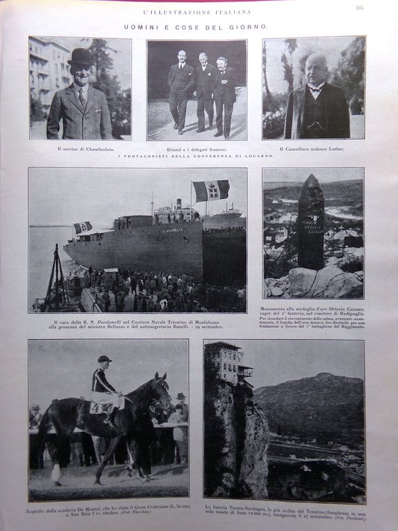 L'Illustrazione Italiana 18 Ottobre 1925 Cavo Italia America Verbano Campo … | Immagine Gallery 4