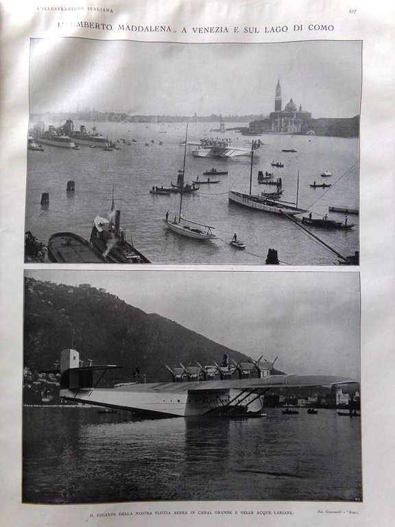 L'illustrazione Italiana 18 Ottobre 1931 Marconi Colombo Messico Fisica Ricordi