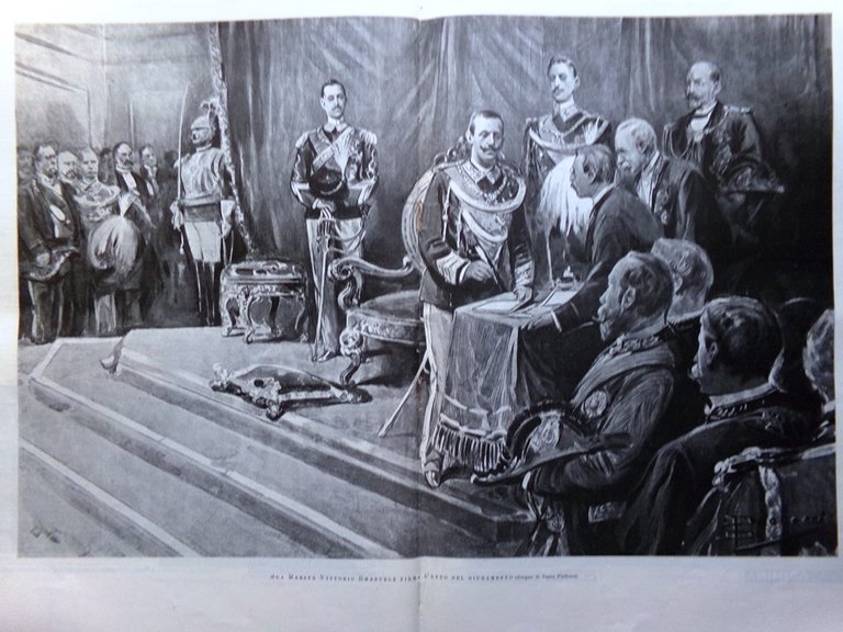 L'Illustrazione Italiana 19 Agosto 1900 Castel Giubileo Vittorio Emanuele Savoia