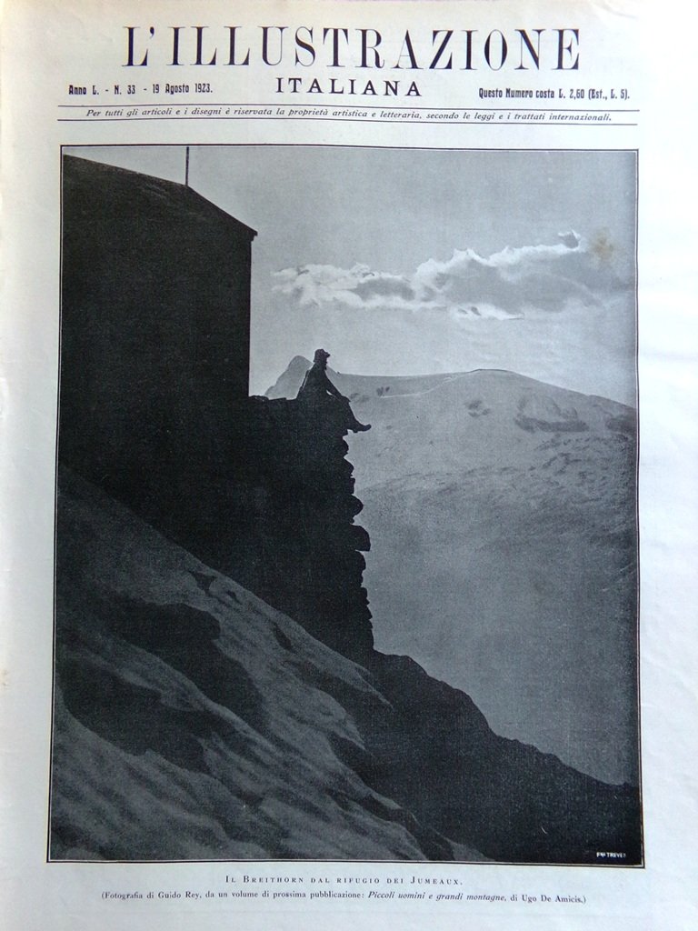 L'Illustrazione Italiana 19 Agosto 1923 Danzica Abruzzo Chieti Ritmica New …