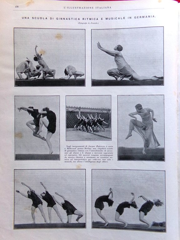 L'Illustrazione Italiana 19 Agosto 1923 Danzica Abruzzo Chieti Ritmica New …