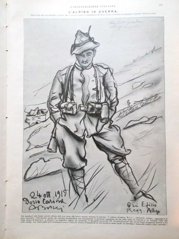L'illustrazione Italiana 19 Dicembre 1915 WW1 Consiglio Guerra Tofano Kitchener