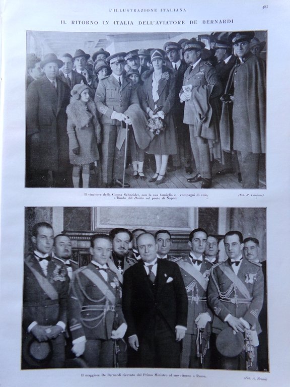 L'Illustrazione Italiana 19 Dicembre 1926 De Bernardi Rieti Casadio Pasic … | Immagine Gallery 3