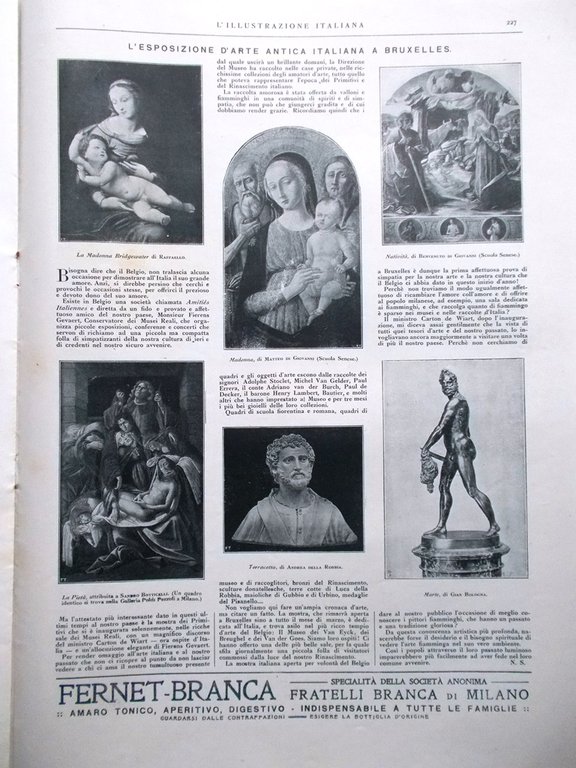 L'Illustrazione Italiana 19 Febbraio 1922 Incoronazione Pio XI Misurata Jacopone
