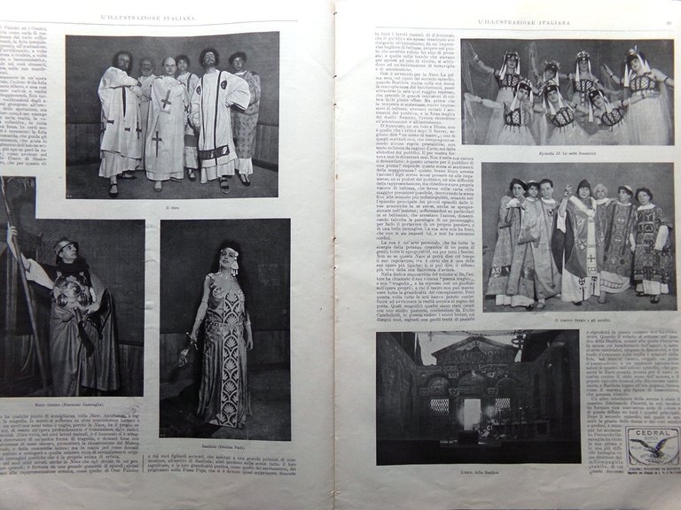 L'Illustrazione Italiana 19 Gennaio 1908 La Nave di Gabriele d'Annunzio … | Immagine Gallery 3