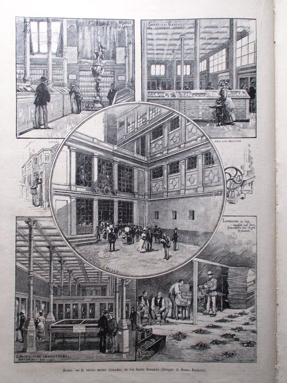 L'Illustrazione Italiana 19 Luglio 1885 Processo Sbarbaro Cattedrale Prato Poldi