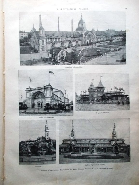 L'Illustrazione Italiana 19 Luglio 1891 Varo Sicilia Hubner Museo Gizeh …