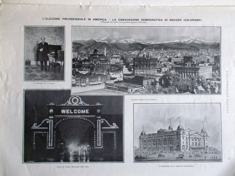 L'illustrazione Italiana 19 Luglio 1908 Palizzolo Denver Salvini Laganà Dieppe | Immagine Gallery 3