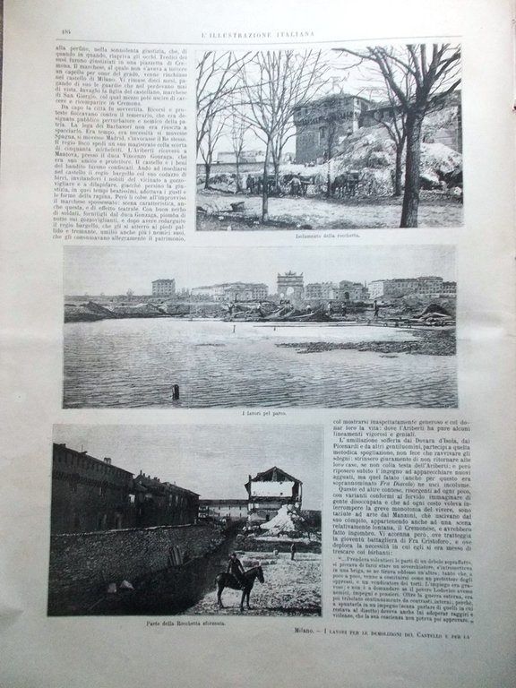 L'Illustrazione Italiana 19 Marzo 1893 Sarah Bernhardt Ippolito Taine Stra …