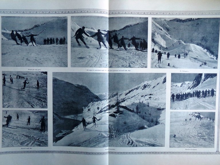 L'illustrazione Italiana 19 Marzo 1916 WW1 Battaglia di Verdun Bailo …