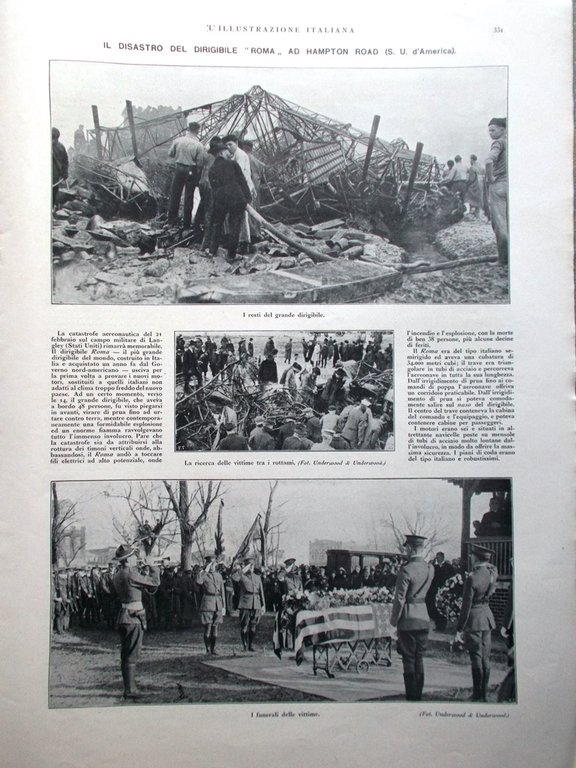 L'Illustrazione Italiana 19 Marzo 1922 Mazzini Greco Fiume Creta Herny …