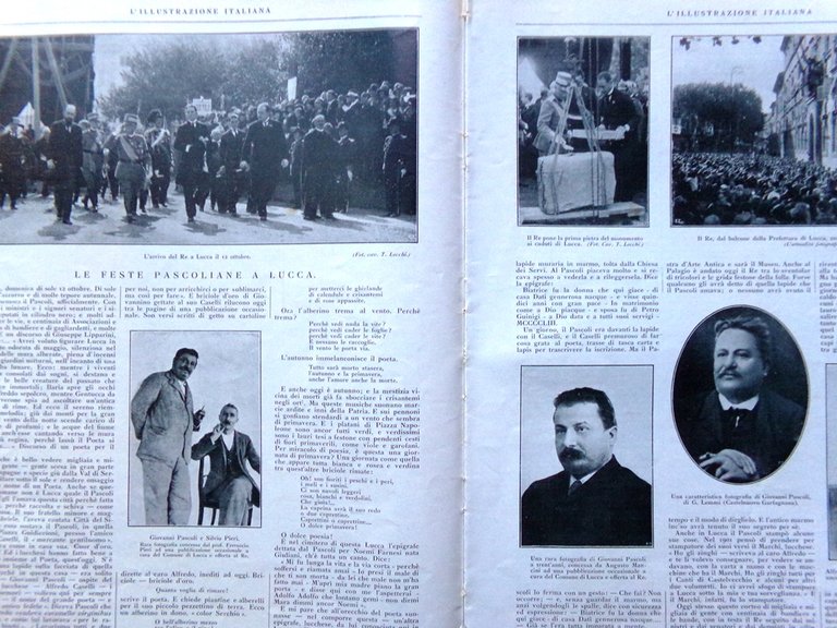 L'Illustrazione Italiana 19 Ottobre 1924 Anatole France Risparmio Pascoli Lucca | Immagine Gallery 2
