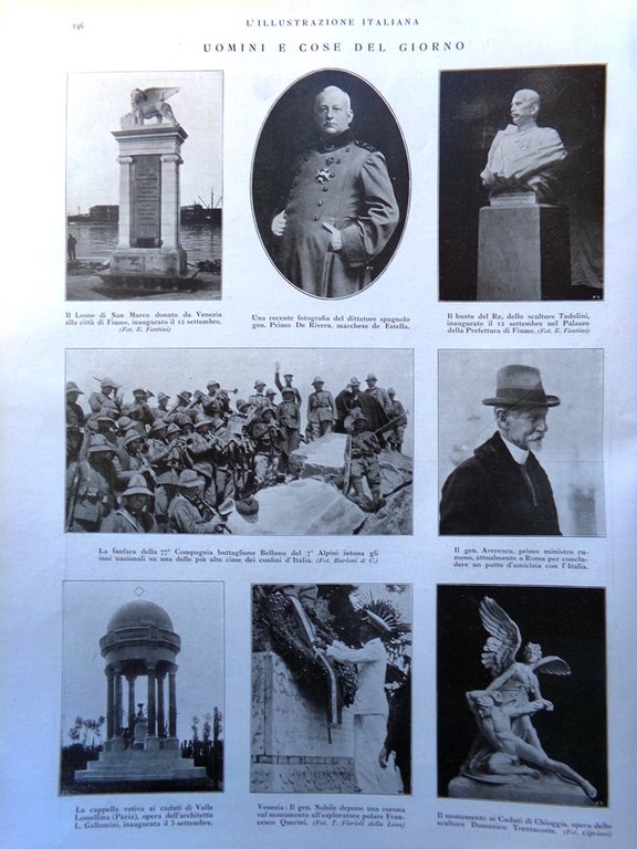 L'Illustrazione Italiana 19 Settembre 1926 Attentato Mussolini Re Assisi Perugia | Immagine Gallery 4