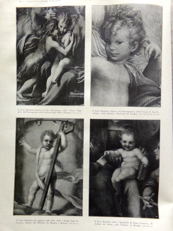 L'illustrazione Italiana 1931 Numero Speciale Natale Gesù Bambino Papini Quadri
