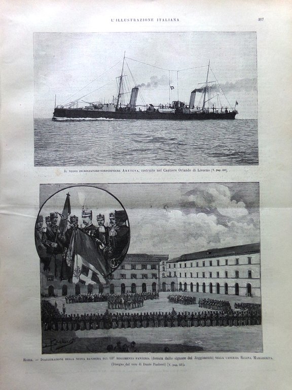 L'Illustrazione Italiana 2 Aprile 1893 Regina Vittoria Anagni Las Palmas …