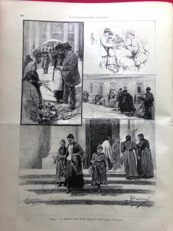 L'Illustrazione Italiana 2 Aprile 1893 Regina Vittoria Anagni Las Palmas …