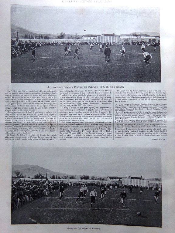 L'Illustrazione Italiana 2 Aprile 1899 Casacanditella Castello Ugolino Navi Cina