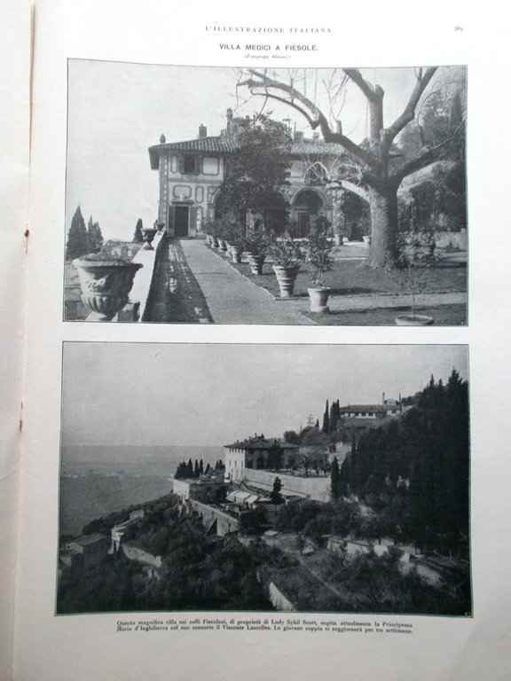 L'Illustrazione Italiana 2 Aprile 1922 Fascismo Villa Medici Donà di …