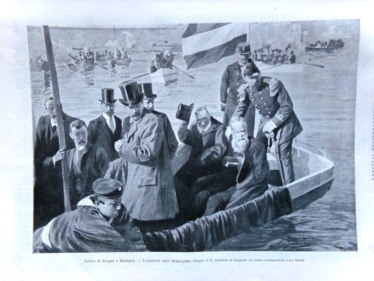 L'Illustrazione Italiana 2 Dicembre 1900 Kruger a Marsiglia Leoncavallo D'Ancona