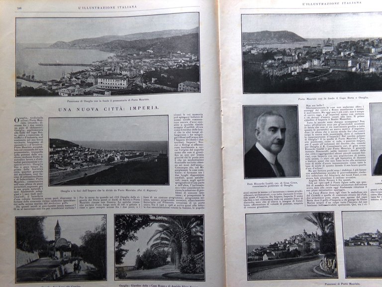 L'Illustrazione Italiana 2 Dicembre 1923 Fondazione Imperia Scavi Pompei Indiani