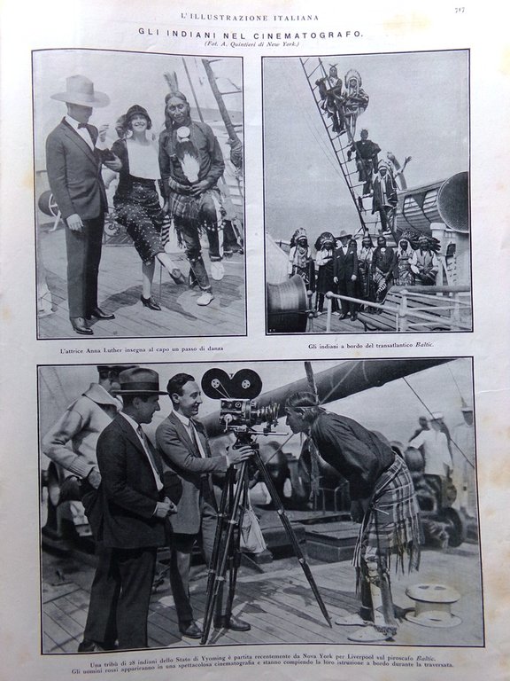 L'Illustrazione Italiana 2 Dicembre 1923 Fondazione Imperia Scavi Pompei Indiani