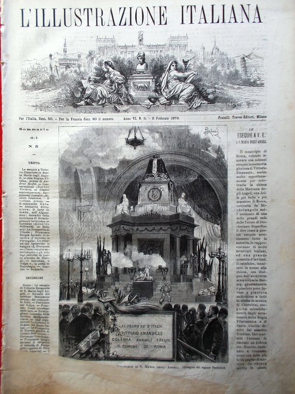 L'Illustrazione Italiana 2 Febbraio 1879 Gastaldi Trieste Afghanistan Birmingham | Immagine Gallery 2