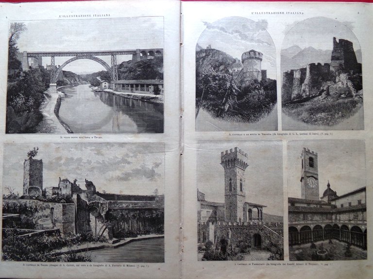 L'Illustrazione Italiana 2 Gennaio 1887 Maometto Trezzo Vogogna Passignano Adda | Immagine Gallery 7