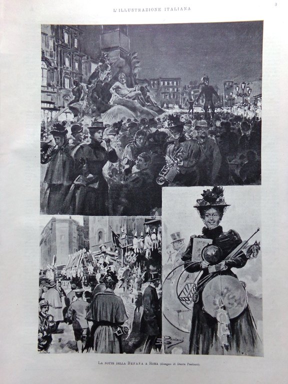 L'Illustrazione Italiana 2 Gennaio 1898 Daudet Leone San Marco Socialismo …