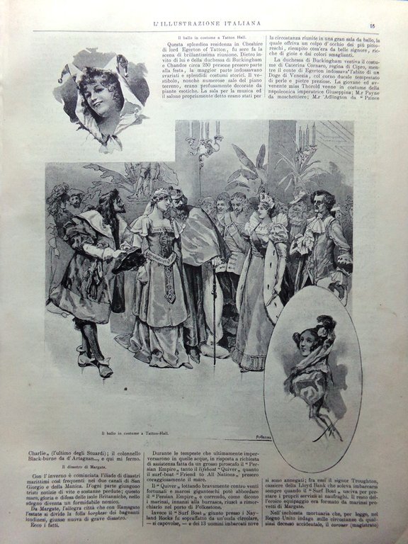 L'Illustrazione Italiana 2 Gennaio 1898 Daudet Leone San Marco Socialismo …