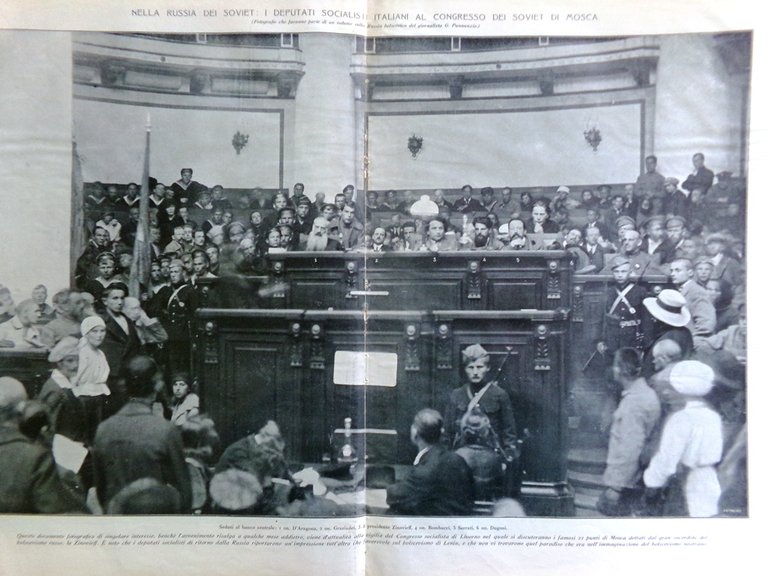 L'Illustrazione Italiana 2 Gennaio 1921 Cantrida Fiume D'Annunzio Orlando Soviet