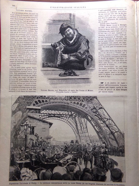 L'Illustrazione Italiana 2 Giugno 1889 Re Italia Berlino Disordini Milano …