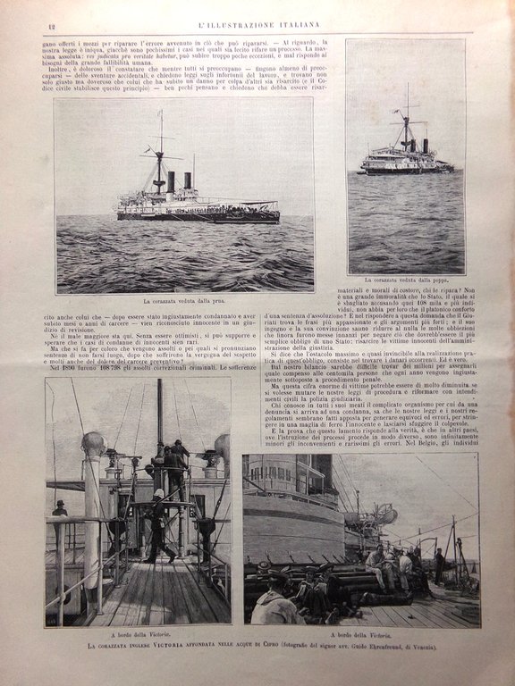 L'Illustrazione Italiana 2 Luglio 1893 Spaventa Victoria Cipro Principe Napoli