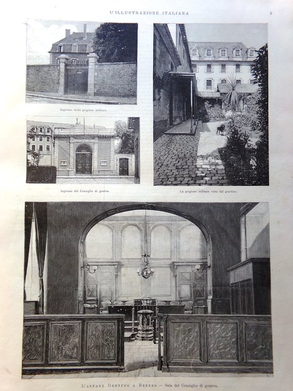 L'Illustrazione Italiana 2 Luglio 1899 Bonifica Burana Dreyfus Koch Maremma …