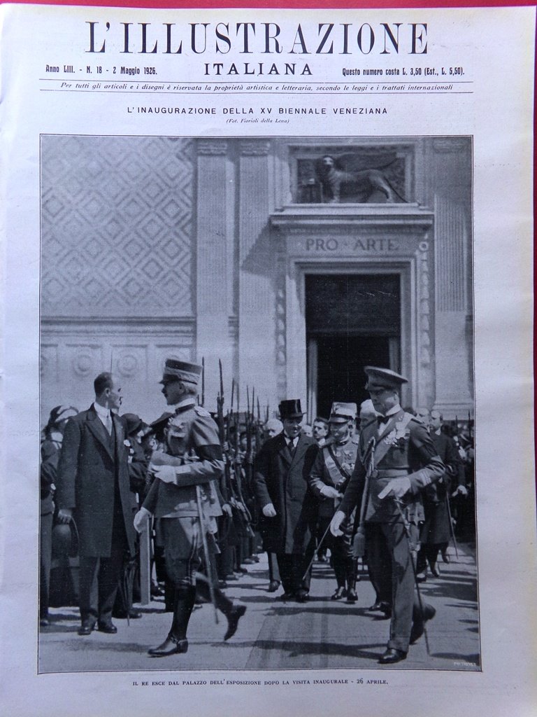 L'Illustrazione Italiana 2 Maggio 1926 Turandot Puccini Florio Fiera Milano … | Immagine principale