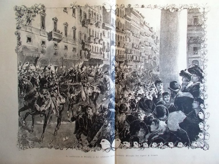 L'Illustrazione Italiana 2 Marzo 1884 Kyoto Costantinopoli Carnevale De Riseis | Immagine Gallery 3