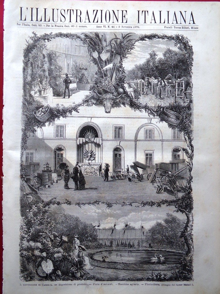 L'Illustrazione Italiana 2 Novembre 1879 Caduti Roma Duprez Zola Michiel … | Immagine principale