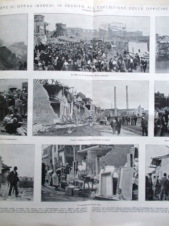 L'Illustrazione Italiana 2 Ottobre 1921 Nazario Sauro Terremoto Eritrea Nazzaro