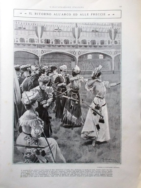 L'Illustrazione Italiana 2 Settembre 1906 Stolypin Gruppo Alpino Dente Gigante