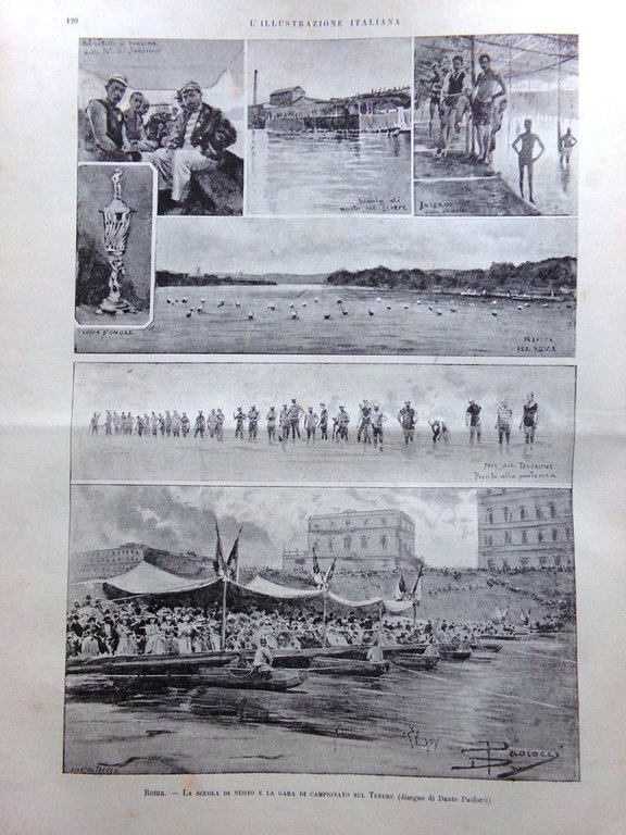 L'Illustrazione Italiana 20 Agosto 1893 Castello Soave Cervino Ferrovie Oberland