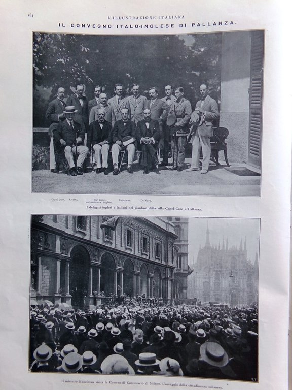 L'illustrazione Italiana 20 Agosto 1916 WW1 Conquista di Gorizia Gozzano …