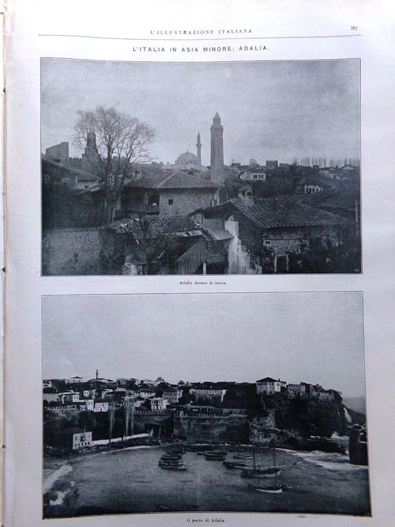 L'Illustrazione Italiana 20 Aprile 1919 Adalia Crookes Bosisio Tiepolo Sassari