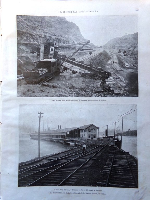 L'Illustrazione Italiana 20 Dicembre 1903 Rivolta Panama Natale Napoli Pietro …