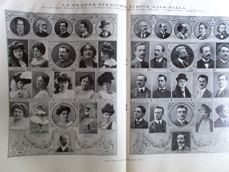 L'illustrazione Italiana 20 Dicembre 1908 Stagione Scala Pesci Nobel Lombardia | Immagine Gallery 4