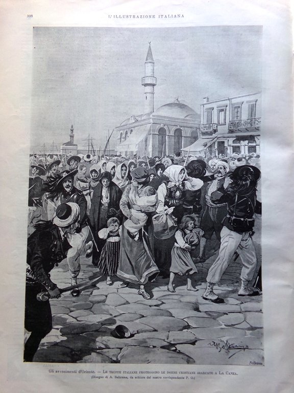 L'illustrazione Italiana 20 Giugno 1897 Attentato Faure Eleonora Duse D'Annunzio