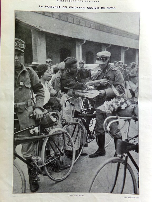 L'illustrazione Italiana 20 Giugno 1915 WW1 Grado Tolmino Ala Cortina …