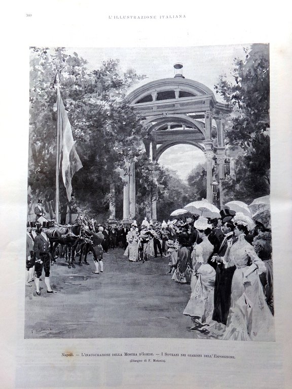 L'Illustrazione Italiana 20 Maggio 1900 Eruzione Vesuvio Musei Castello Milano