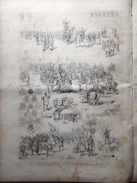 L'Illustrazione Italiana 20 Marzo 1881 Terremoto di Casamicciola Alessandro II